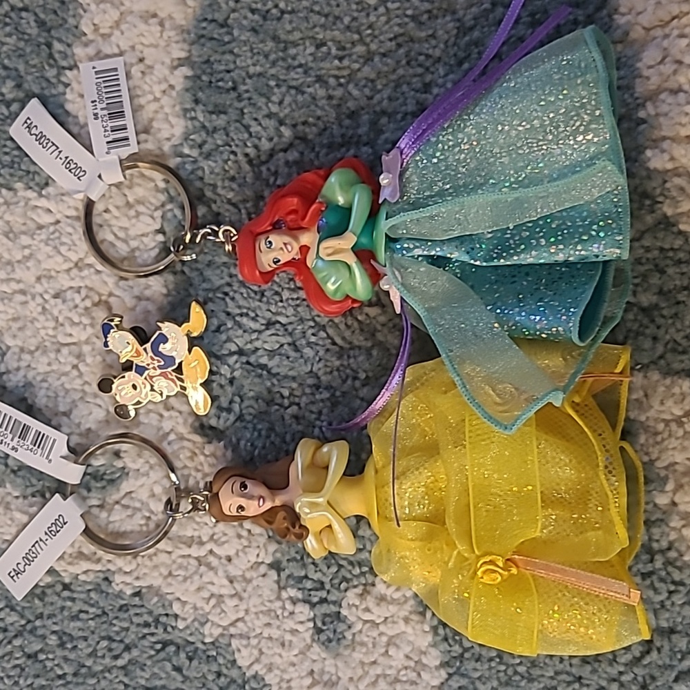 Disney Princesses key chains